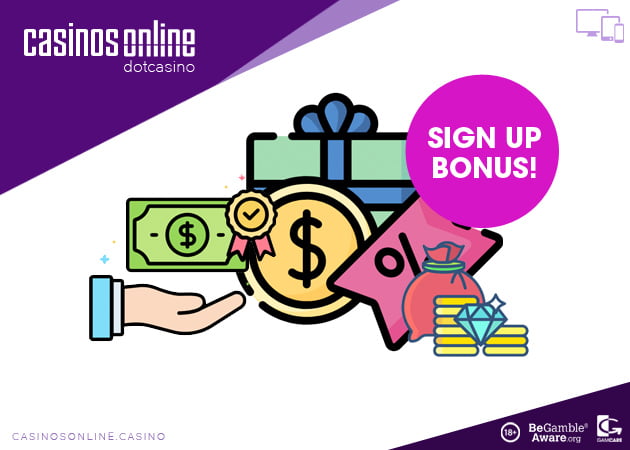 sign up bonuses online fror casino players