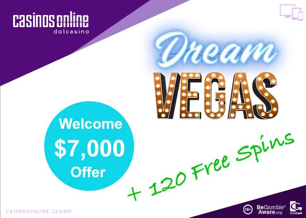 Dream Vegas Casino Bonus CA$7,000