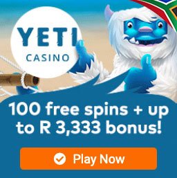 featured south african casino yeti