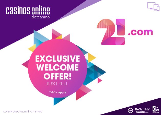 21.com excluvie bonus offer