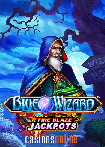 Fire Blaze Jackpots - Blue Wizard.