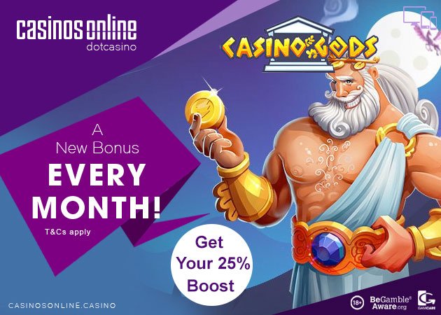Casino Gods Canada - 25% Boost Now On Offer