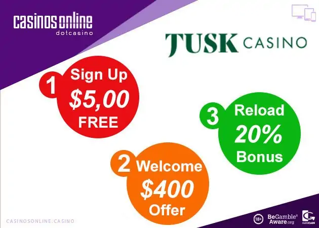 US$5,00 No Deposit bonus USA