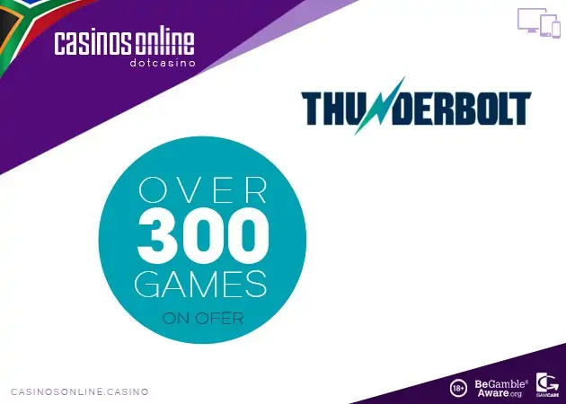 thunderbolt casino offers over 300 great paying games