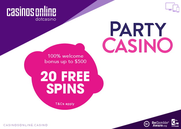 party casino with a welcome bonus for new players