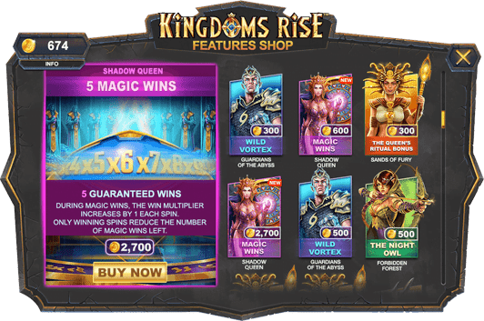 Feature Shop Kingdoms Rise Feature Shop Kingdoms Rise