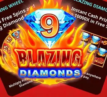 9 Blazing Diamonds WowPot Slot