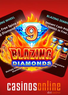 WowPot 9 Blazing Diamonds Jackpot Slots