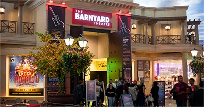 Entrance The Barnyard Theater Emperors.