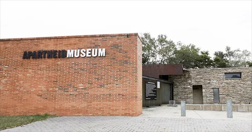 Entrance to Apartheid Museum Johannesburg South Africa