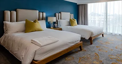 Hotel Room At Silver Star Casino.