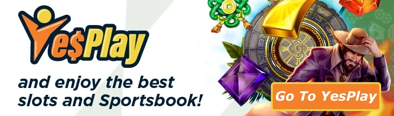 Fig7. YesPlay Sportsbook and slots promotion.